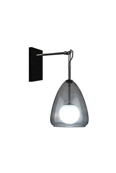 ELMOSMART Aplică de perete Elmos DB-LG-0613 1xG9 220 V IP20 neagră