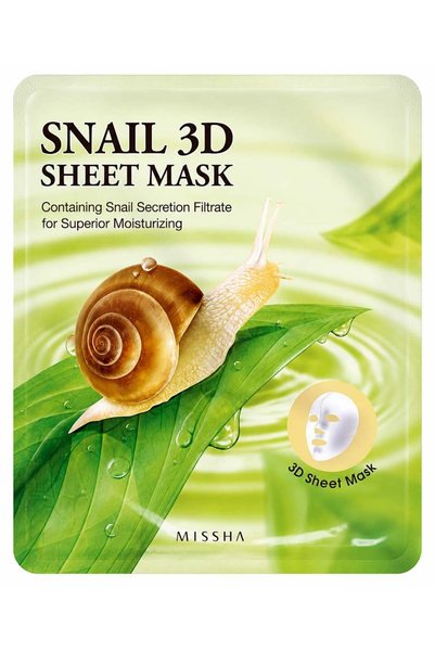 Missha Mască de față cu extract de melc, 23 ml