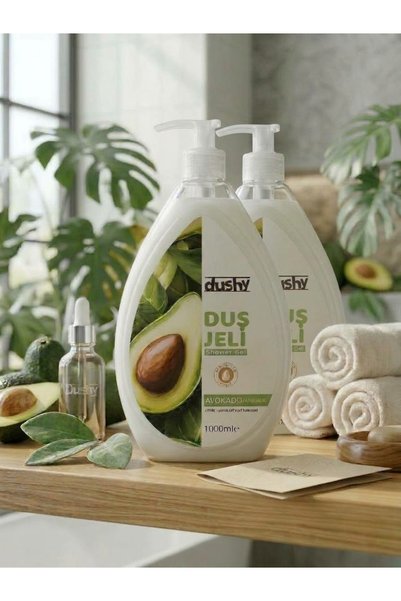 dushy Avocado Extract Nourishing Shower Gel (1000 ml) - Double Set Concept