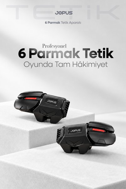 Jopus Mekanik 6 Parmak Pubg Mobile Tetik Ateş Nişan Tuşu Telefon Mobil Oyun C...