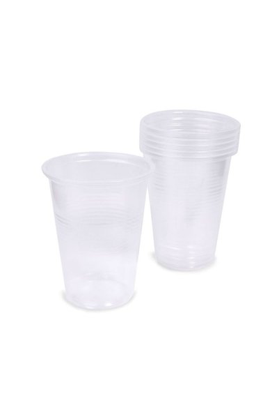 Jumbo Set 40 de Pahare din Plastic Transparent 270ml