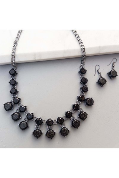 MOONGLOW ACCESSORIES Colier și cercei Valerie