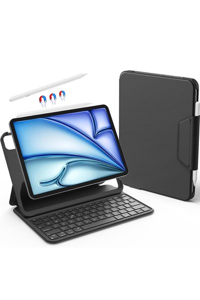 Qova Keyboard Case for iPad Pro 11” / Air 10.9”-11”, QOVA®, Wireless Bluetoot...