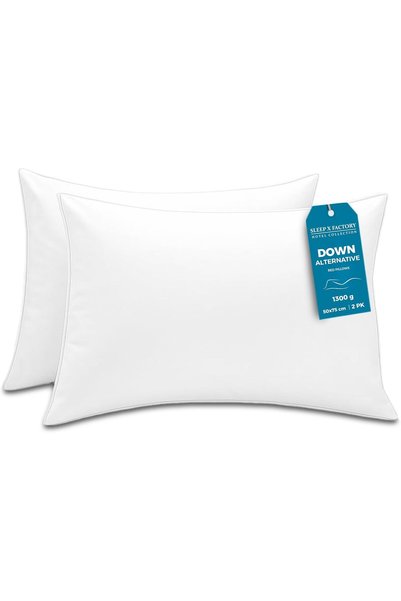 Generic Premium Made Hotel Pillow Natural Cotton Cool Down Microfiber Filling...