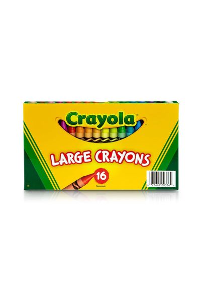 Vans x Crayola كرايولا - 16 قلم تلوين كبير - علبة بغطاء قابل للرفع