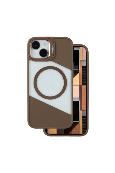 OEM Husă Fusion Mag pentru iPhone 17 6,3'' maro
