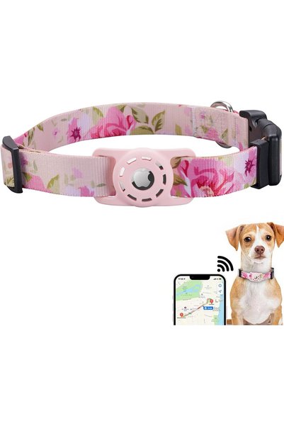 Generic Cat Collar, Compatible with AirTag, Polyester Pet Kitten Puppy Collar...