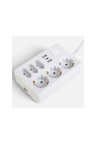 Jumbo Prelungitor cu Priza Schuko Europeana si USB