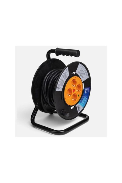 Jumbo Prelungitor pe Tambur cu 4 Prize Schuko 10m