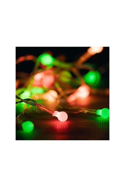 Jumbo Instalatie de Lumini cu 20 Becuri LED Globuri Mini cu Baterii 2.2m - Mu...