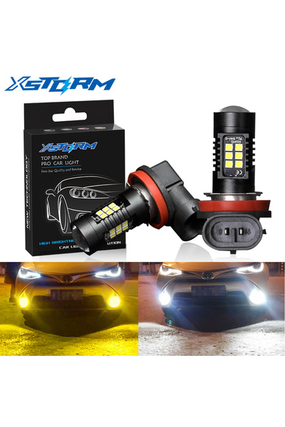 Choice H11 6000K White 2Pcs H8 H11 Led HB4 9006 HB3 9005 Fog Lights Bulb 3030...