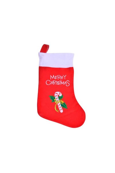 Jumbo Decoratiune Ciorap de Craciun Imprim Acadea 45cm