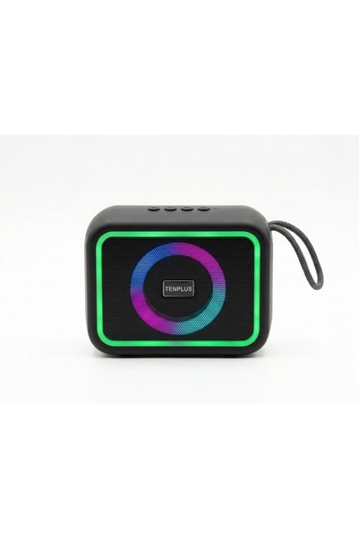 TENPLUS مكبر صوت بلوتوث لاسلكي محمول T3658 من تين بلس TENPLUS، إضاءة RGB، بلو...
