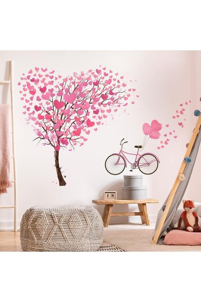 Generic 51.18 x 37.40 Inch Valentines Day Wall Decals Valentine Love Heart St...