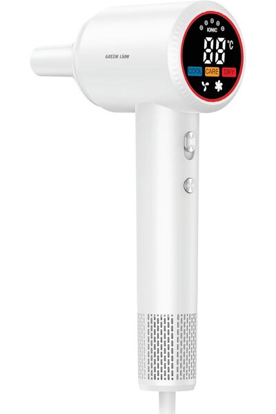 Green Lion LUXAIR Hair Dryer, 1600W, 3 × Alternating Heat Settings [26°/68°/8...