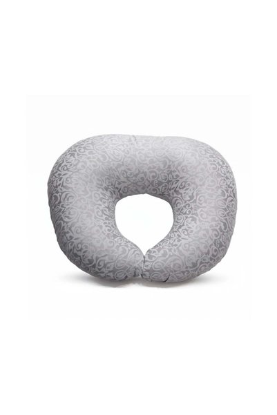 Generic Soft Material Breastfeeding Support Pillow, Gray with Patterns