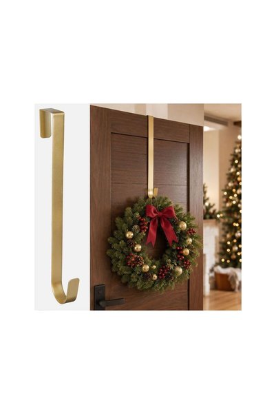 Jumbo Carlig Metalic Fixare Coronita pe Usa - 35cm