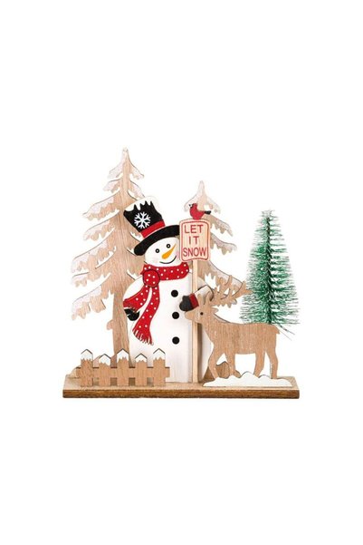 Jumbo Decoratiune de Craciun Om de Zapada Ren Brazi 12.5x3.5x13cm
