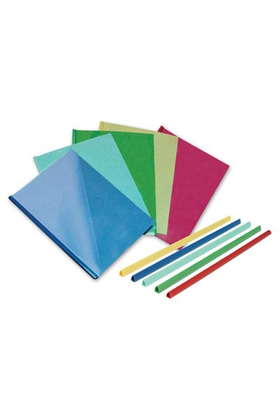Fisis FIS® Easy Bind Binding Sheets, A4 Size(210x297mm), 8mm Plastic Slide in...