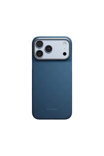 PITAKA Husă pentru iPhone 18 Pro Max, Edge Case, PitaTap ™ Albastru Abis