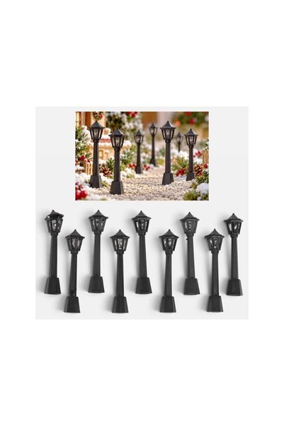Jumbo Set Mini Felinare Decorative de Craciun 9cm - 8buc