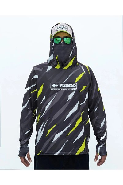 fubelo Pro Drift Windie Teknik Outdoor ve Bisiklet Tişörtü - Siyah (2XL Beden)