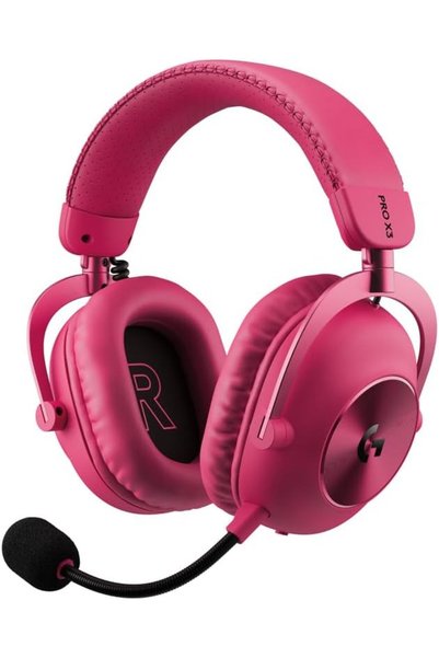 Generic سماعة ألعاب PRO X3 LIGHTSPEED بميكروفون 48 كيلوهرتز، ومشغلات جرافين 5...
