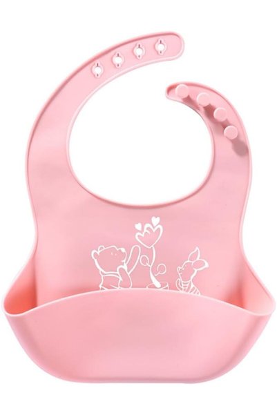 Generic Silicone Baby Bibs Unisex Soft Adjustable Fit Waterproof Feeding Bibs