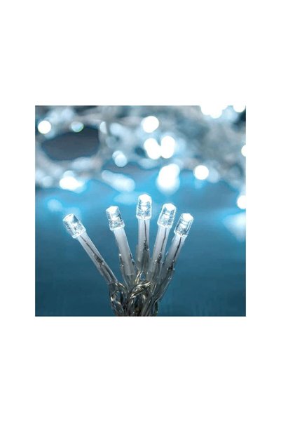 Jumbo Instalatie de Lumini cu 60 Becuri LED cu Baterii si Program 5.90m - Alb...