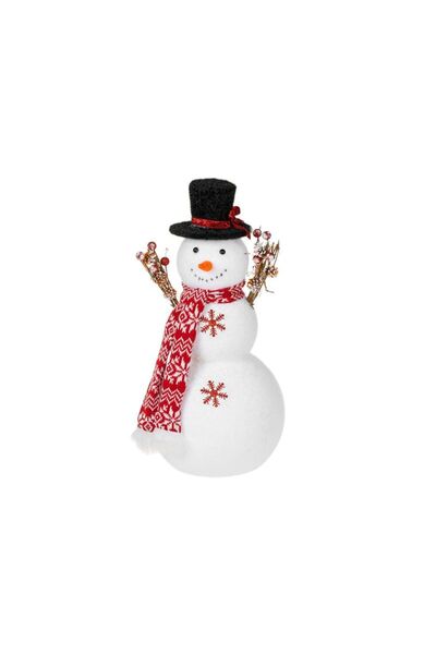 Jumbo Figurina Decorativa de Craciun Om de Zapada din Spuma cu Palarie Neagra...