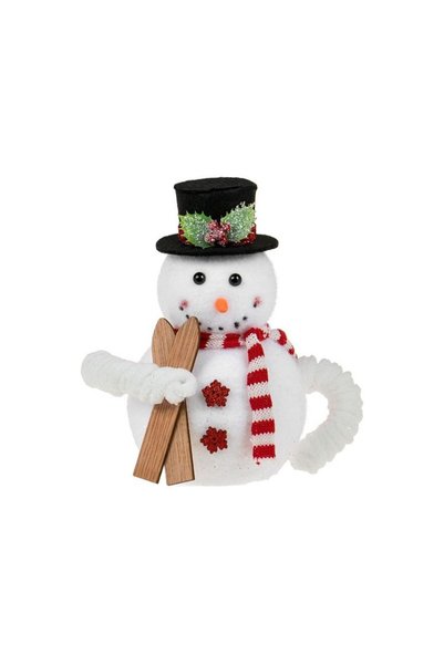 Jumbo Figurina Decorativa de Craciun Om de Zapada din Spuma cu Palarie Neagra...