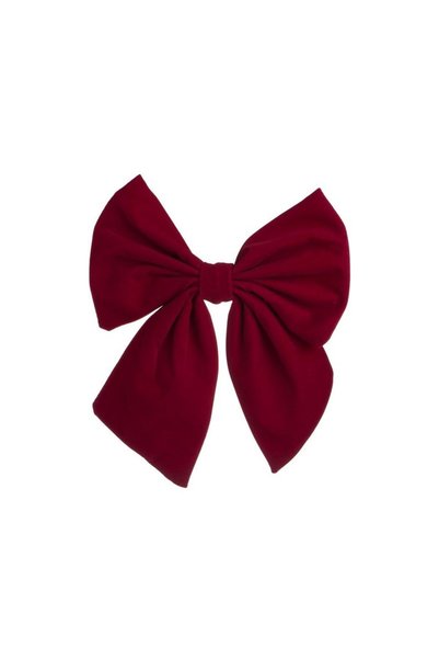 Jumbo Fundita Catifelata Rosie Decorativa de Craciun 20x25cm
