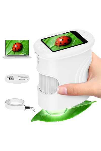 Generic Kids Microscope Handheld, Digital 1000X Zoom Pocket Microscope,HD Cam...