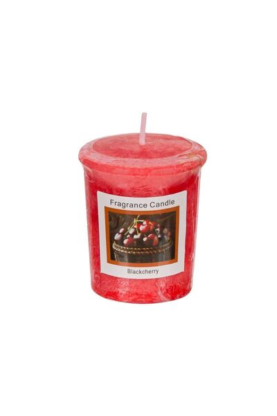 Jumbo Lumanare Parfumată Votive Rosie Cireș Negru Ø4.5x5cm