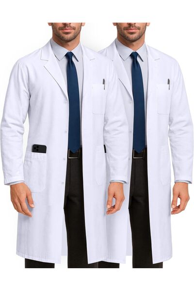 Generic unisex-adult Professional Lab Coat for Men medical-lab-coats (pack of 1)