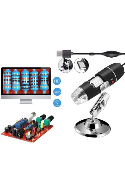 Maflen [Upgrade] Digital Microscope，USB Digital Zoom Microscope Magnifier wit...