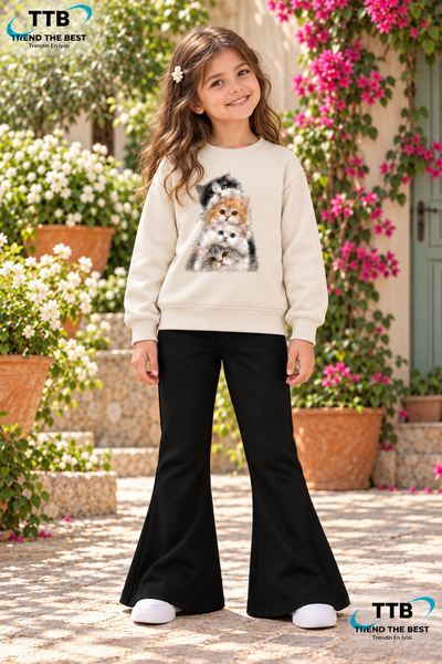 TREND THE BEST Trendin En İyisi ملابس شتوية وربيعية وخريفية للفتيات: سروال أس...