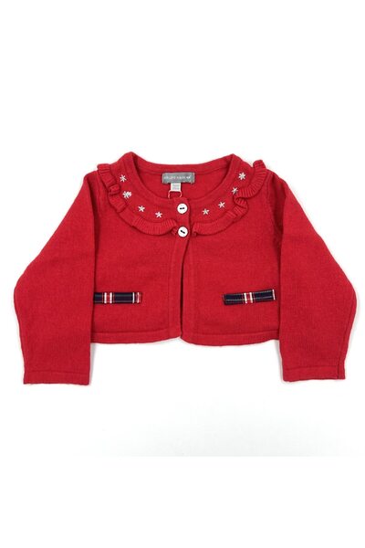 Sergent Major Bolero bebe fete, cardigan tricotat, bumbac 3 luni ( 59 cm) Ser...