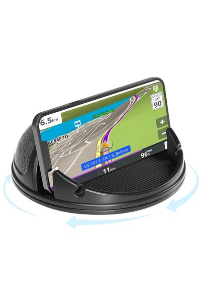 Loncaster Phone Holder, Mount Silicone Pad Mat for Various Dashboards, Slip F...