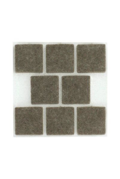 OEM Προστατευτικά επίπλων Tarrox 5x25x6mm, καφέ τσόχα, συσκευασία 8 τεμαχίων,...