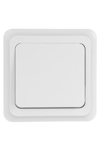 OEM Intrerupator Simplu Alb 8x8cm