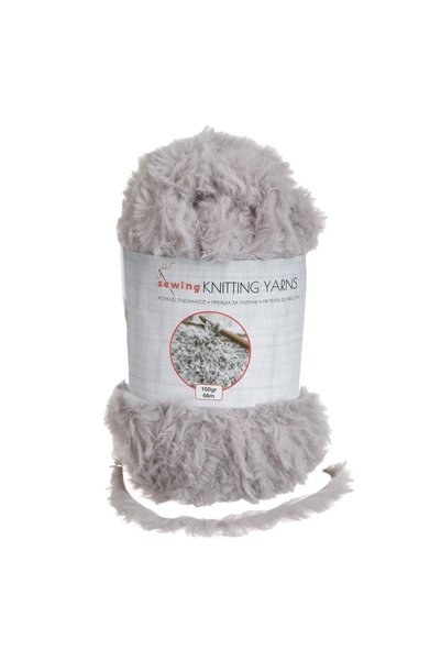 OEM Fir de Tricotat Puffy Gri 100g