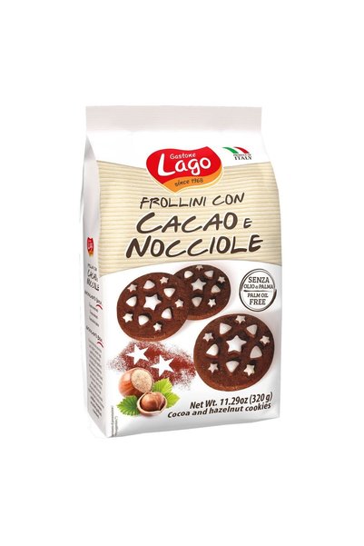 OEM Biscuiti Lago cu Cacao & Alune de Padure 320g