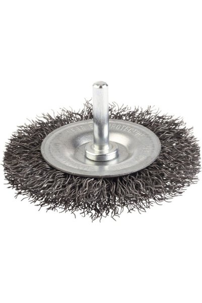 Lessmann Perie sârmă rotundă Ø75mm, sârmă fină inoxidabilă