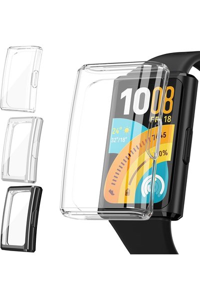Generic 3-Pack Screen Protector Cases for Huawei Band 11 Pro,All-Around Soft ...