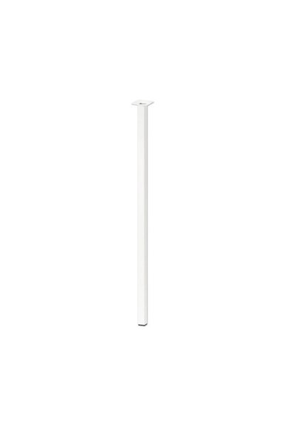 OEM Πόδι τραπεζιού Tarrox τετράγωνο 25x25x700 mm, λευκό