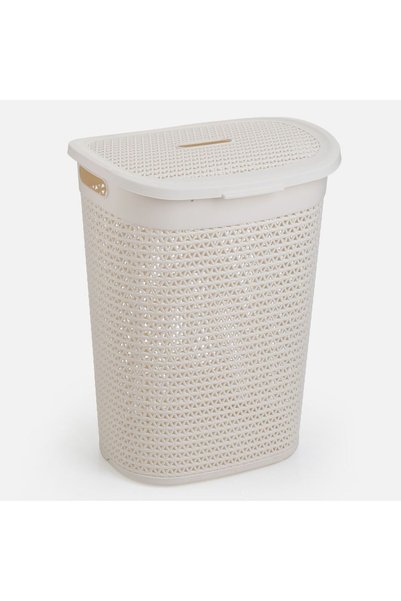 OEM Cos Rufe din Plastic Ecru 44x35x57cm - 60L