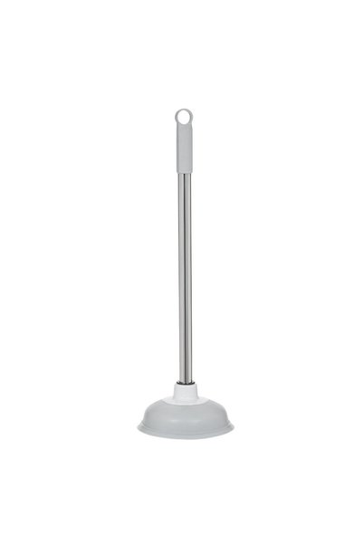 OEM Pompa Desfundat Chiuveta Gri cu Maner Metalic cu Insurubare Ø15x45cm