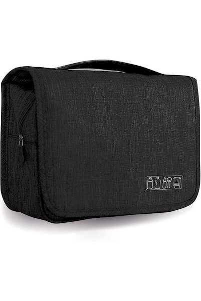 JOYZZZ Travel Toiletry Bag, Pink Cosmetic Bag with Strong Hook & Multiple Poc...