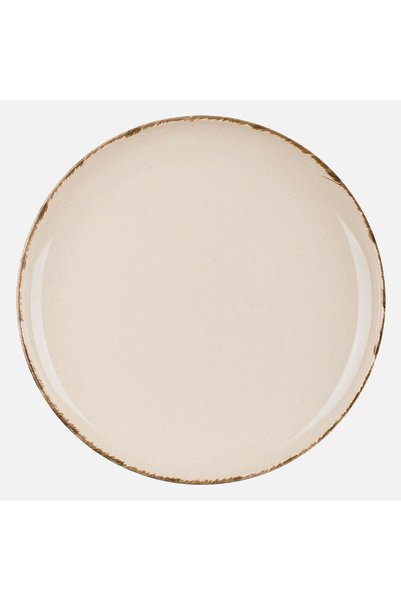 OEM Farfurie Bej Ceramica Nordic Style pentru Fructe Ø27cm